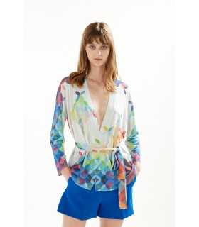  Giacca kimono con stampa Cool