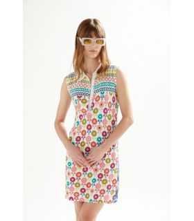 Polo dress with Fun print