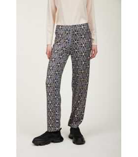 Pant with Gold print