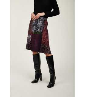 Kilt con stampa Cocco patch