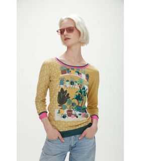  Pull fine con stampa Piante double use